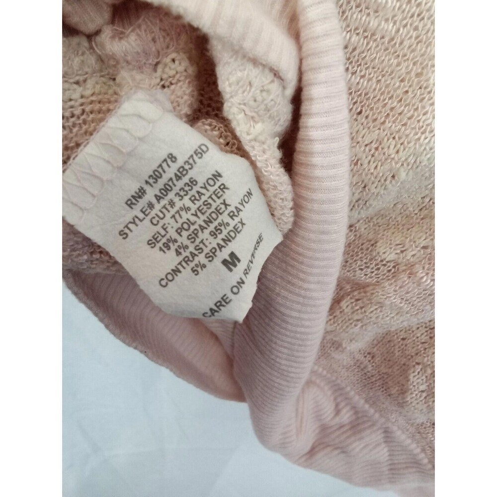 Living Doll Women Medium Lightweight Knit Sweater‎ Pink - Picture 8 of 9